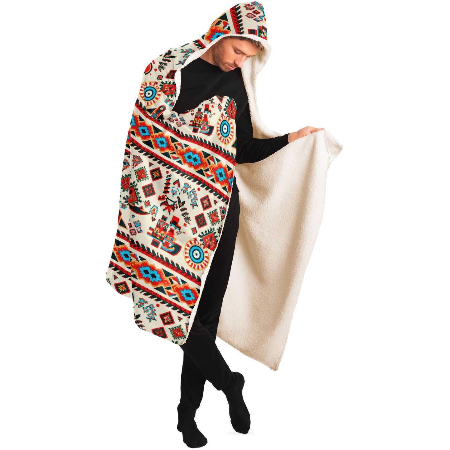 Bitcoin Native Art Hooded Blanket In N Out Crypto