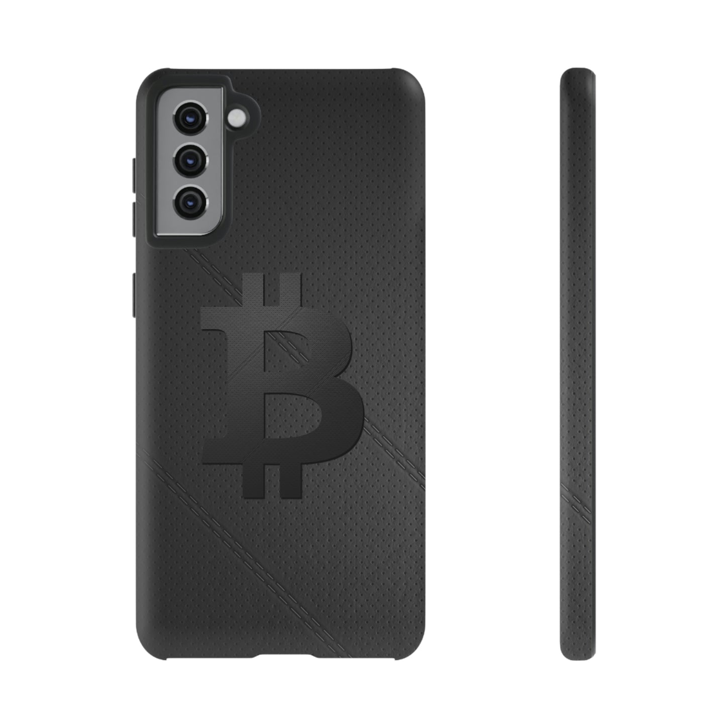 Bitcoin Leather Phone Case In N Out Crypto