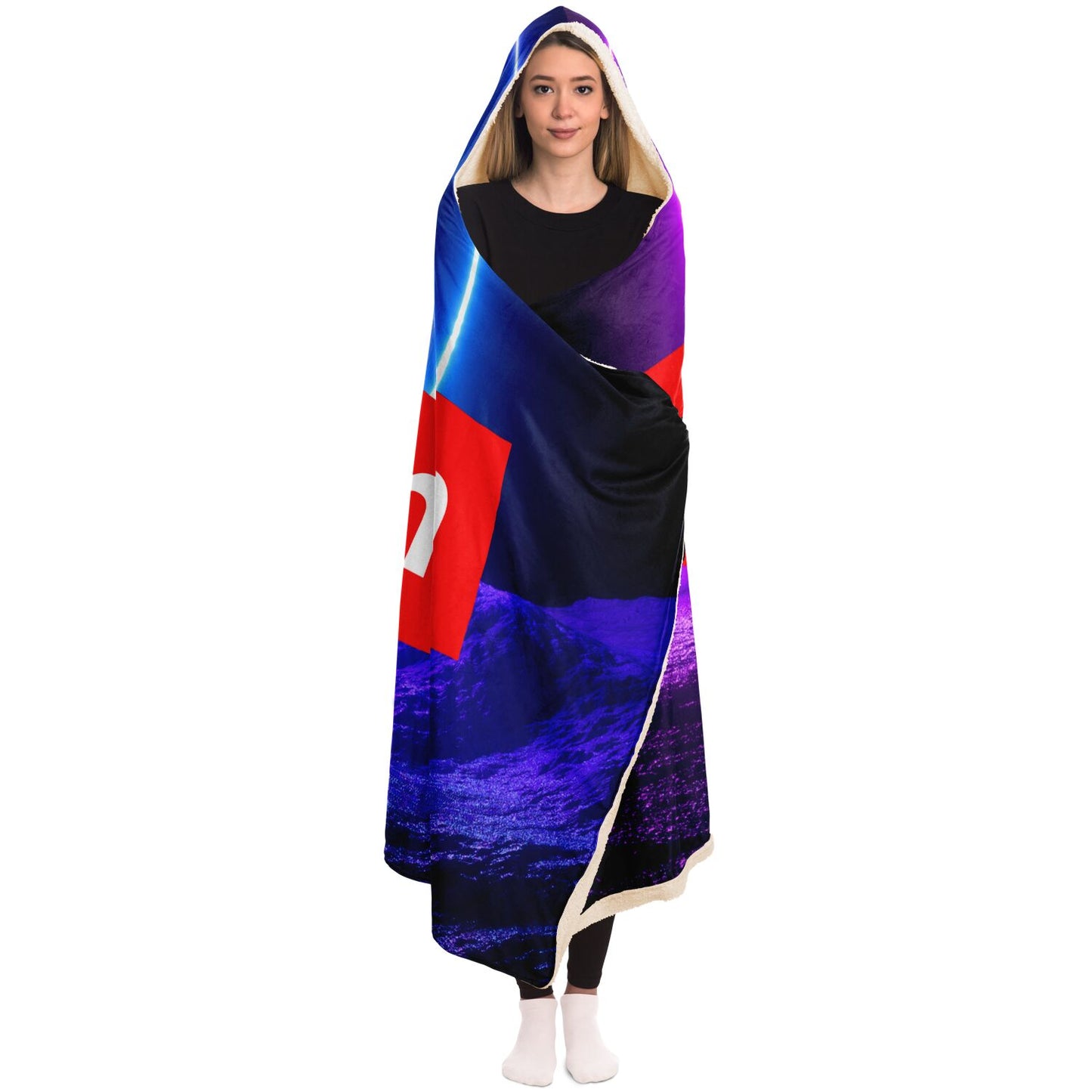Degen Sci-Fi Hooded Blanket