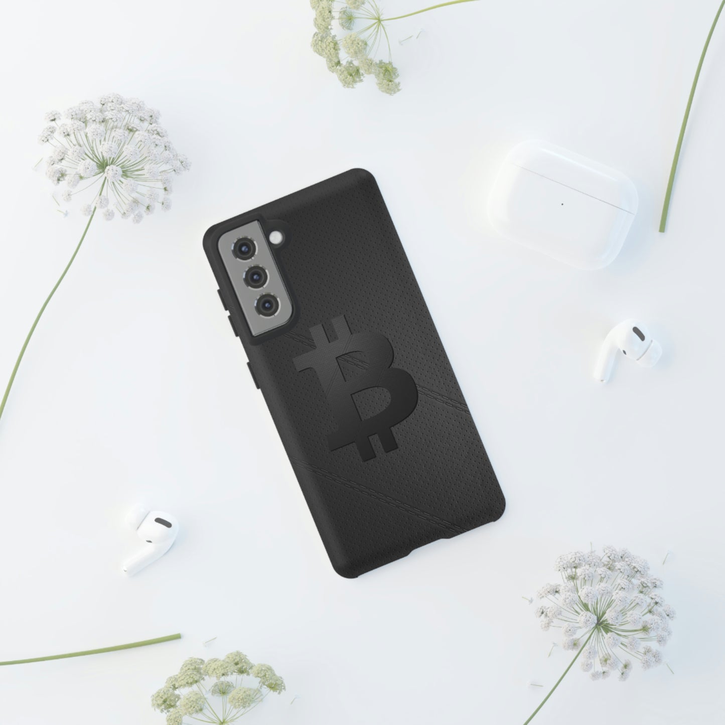 Bitcoin Leather Phone Case In N Out Crypto