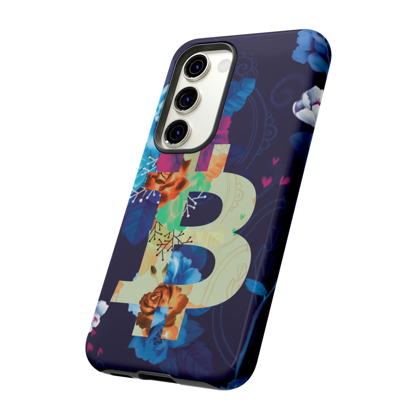 Bitcoin Flowers Art Case In N Out Crypto