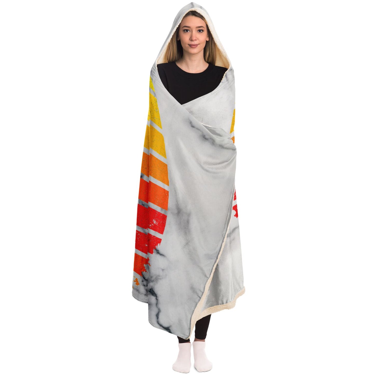 Bitcoin Marble Forest Hooded Blanket In N Out Crypto