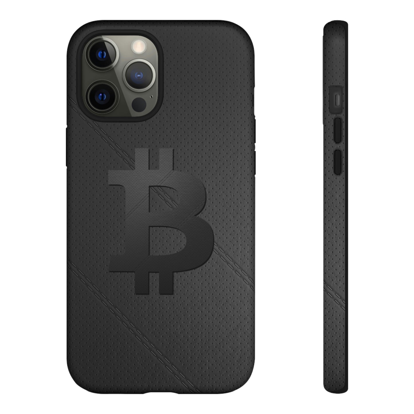 Bitcoin Leather Phone Case In N Out Crypto
