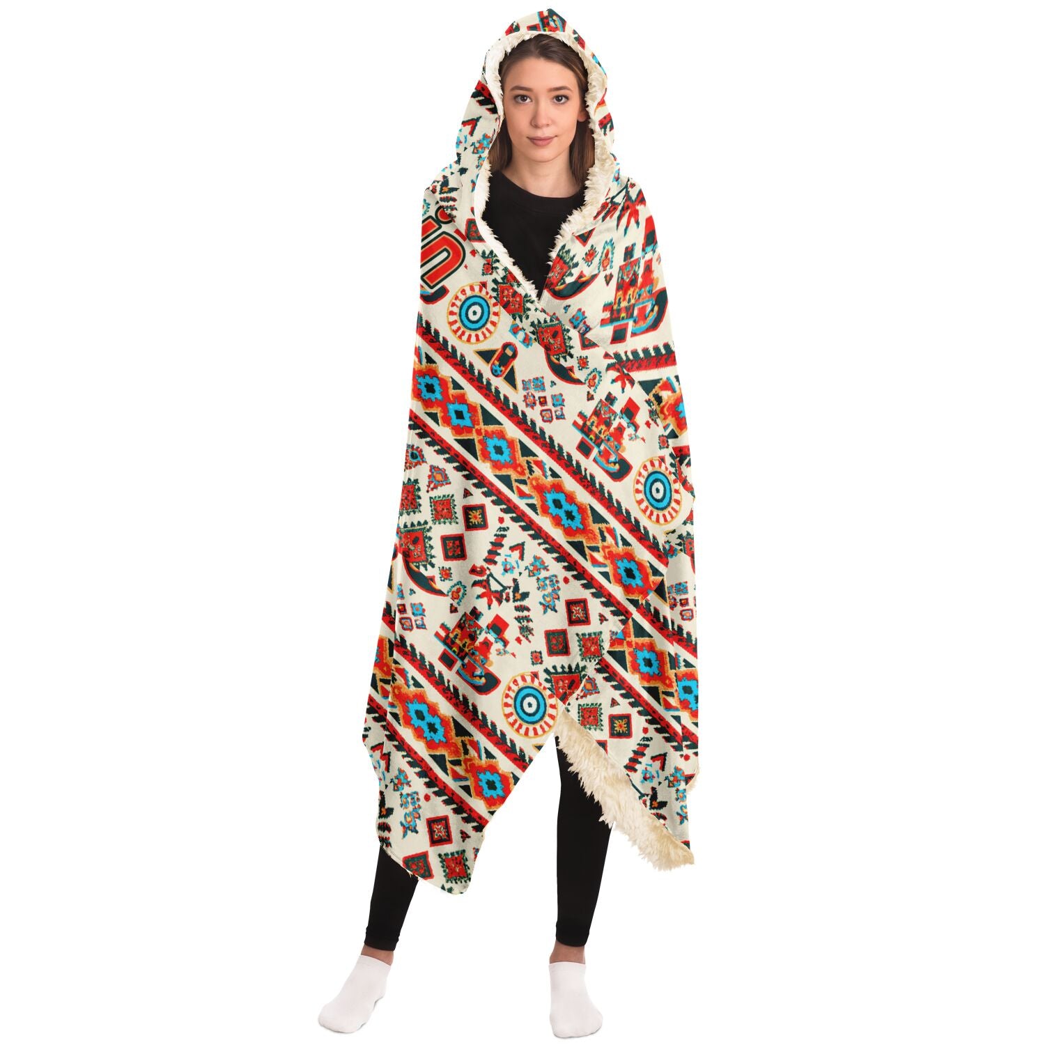 Bitcoin Native Art Hooded Blanket In N Out Crypto