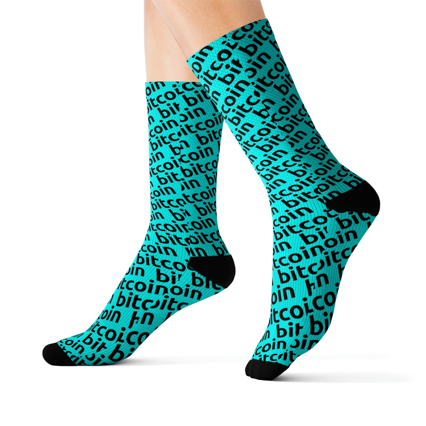 Bitcoin Electric Socks Printify