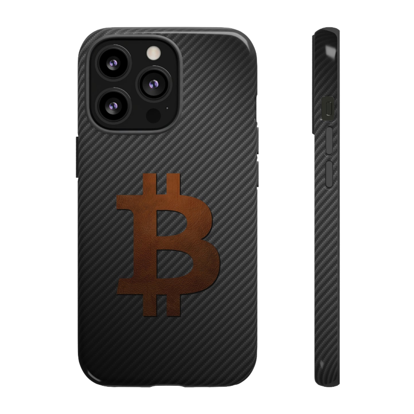 Bitcoin Fiber Brown Leather Case In N Out Crypto
