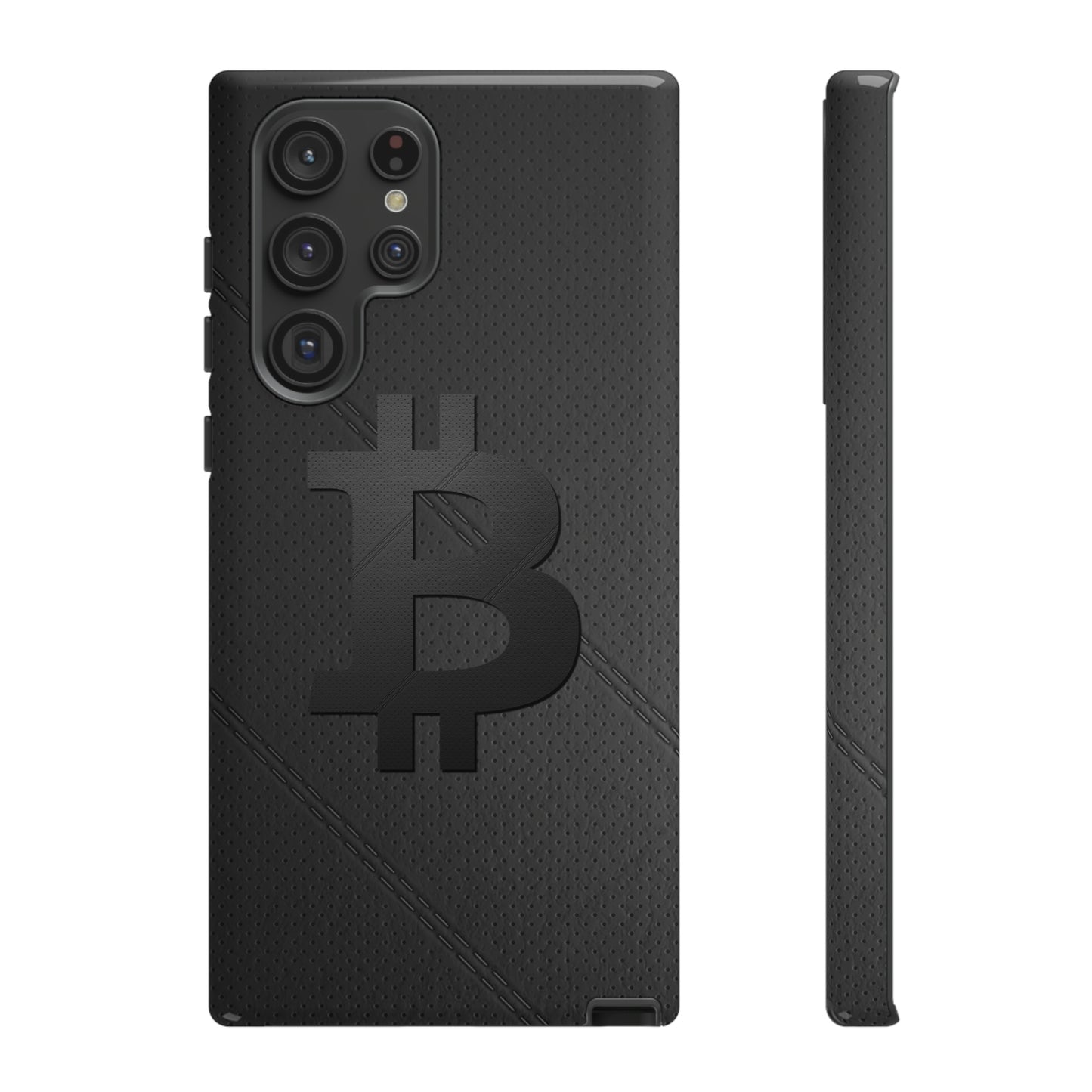 Bitcoin Leather Phone Case In N Out Crypto