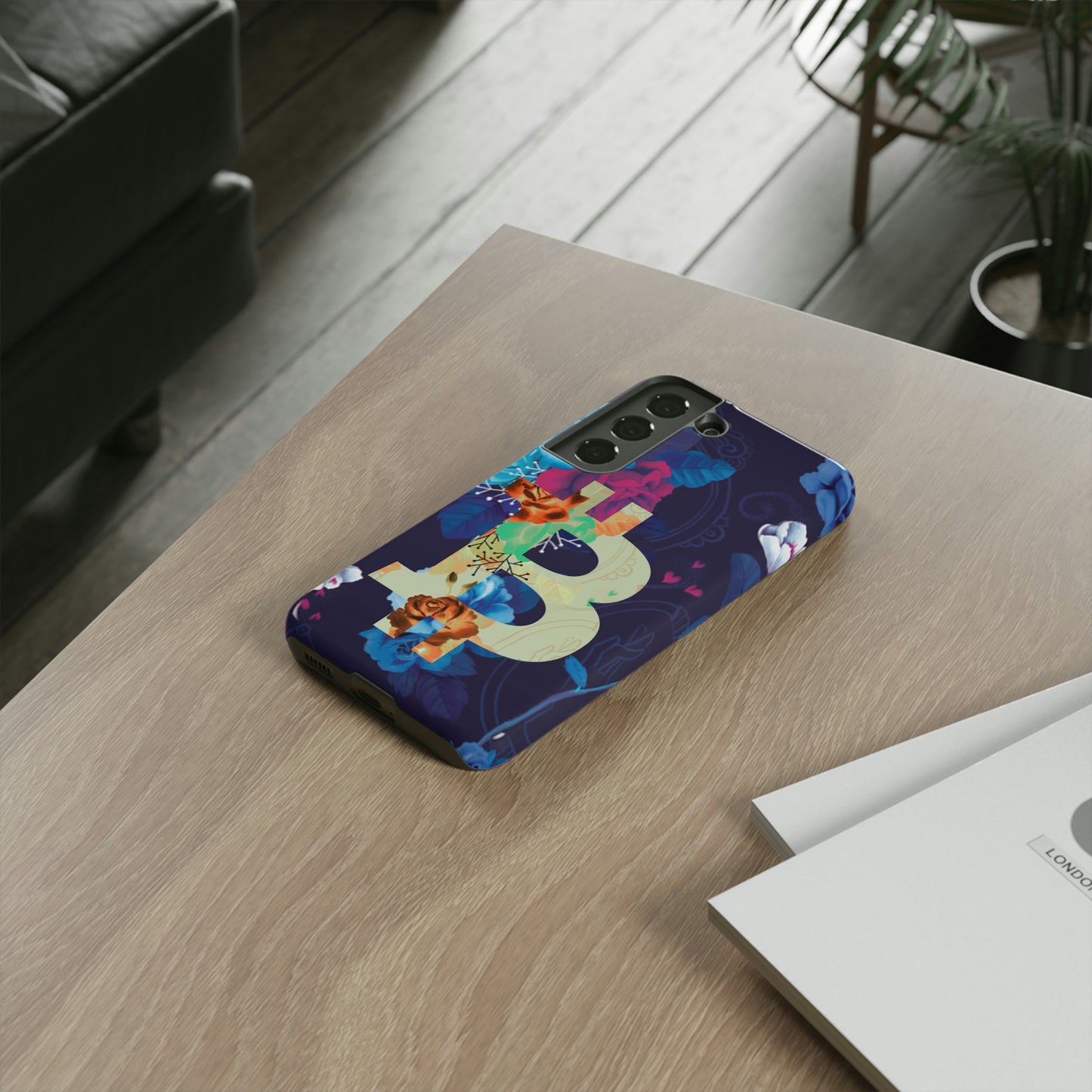 Bitcoin Flowers Art Case In N Out Crypto