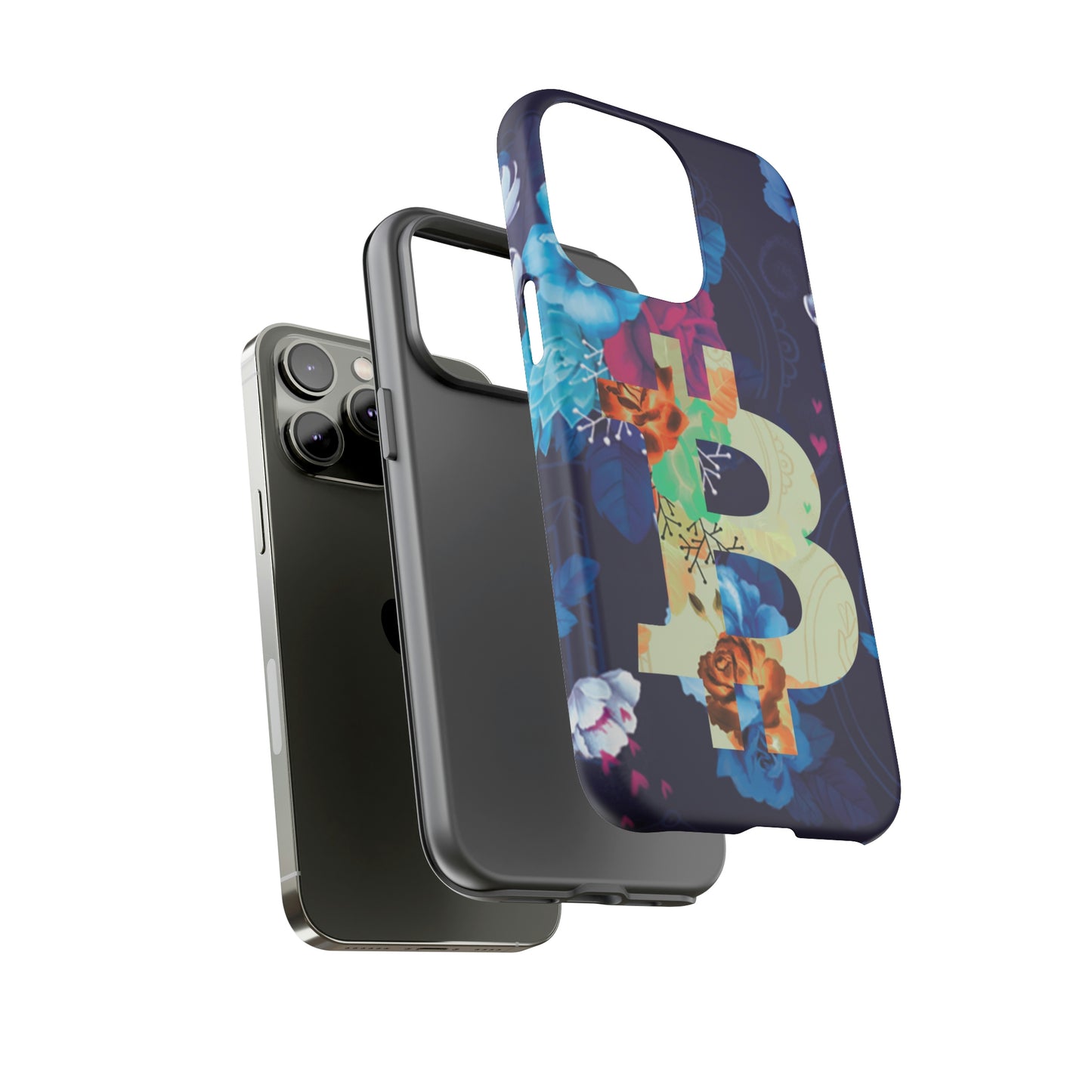 Bitcoin Flowers Art Case In N Out Crypto
