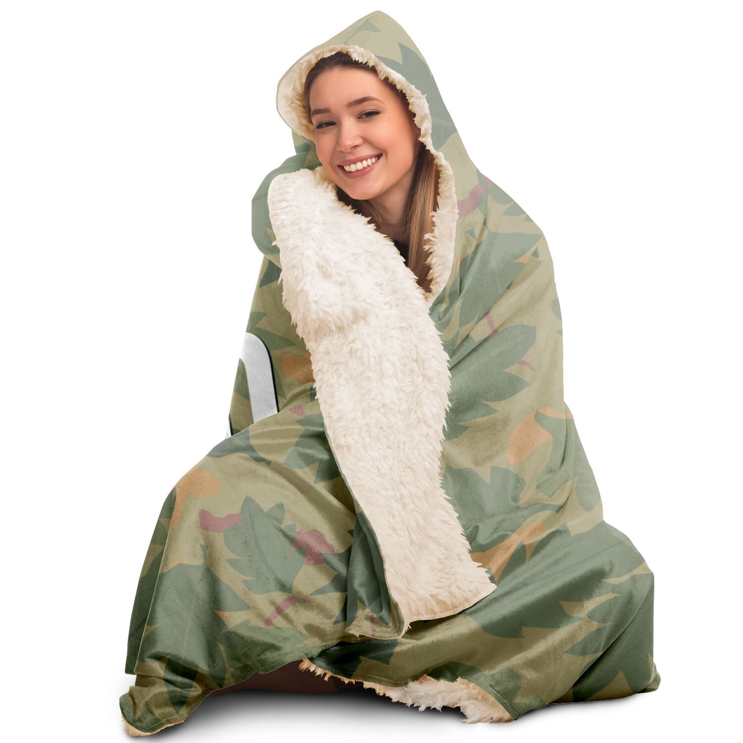 Bitcoin Leaf Hooded Blanket In N Out Crypto