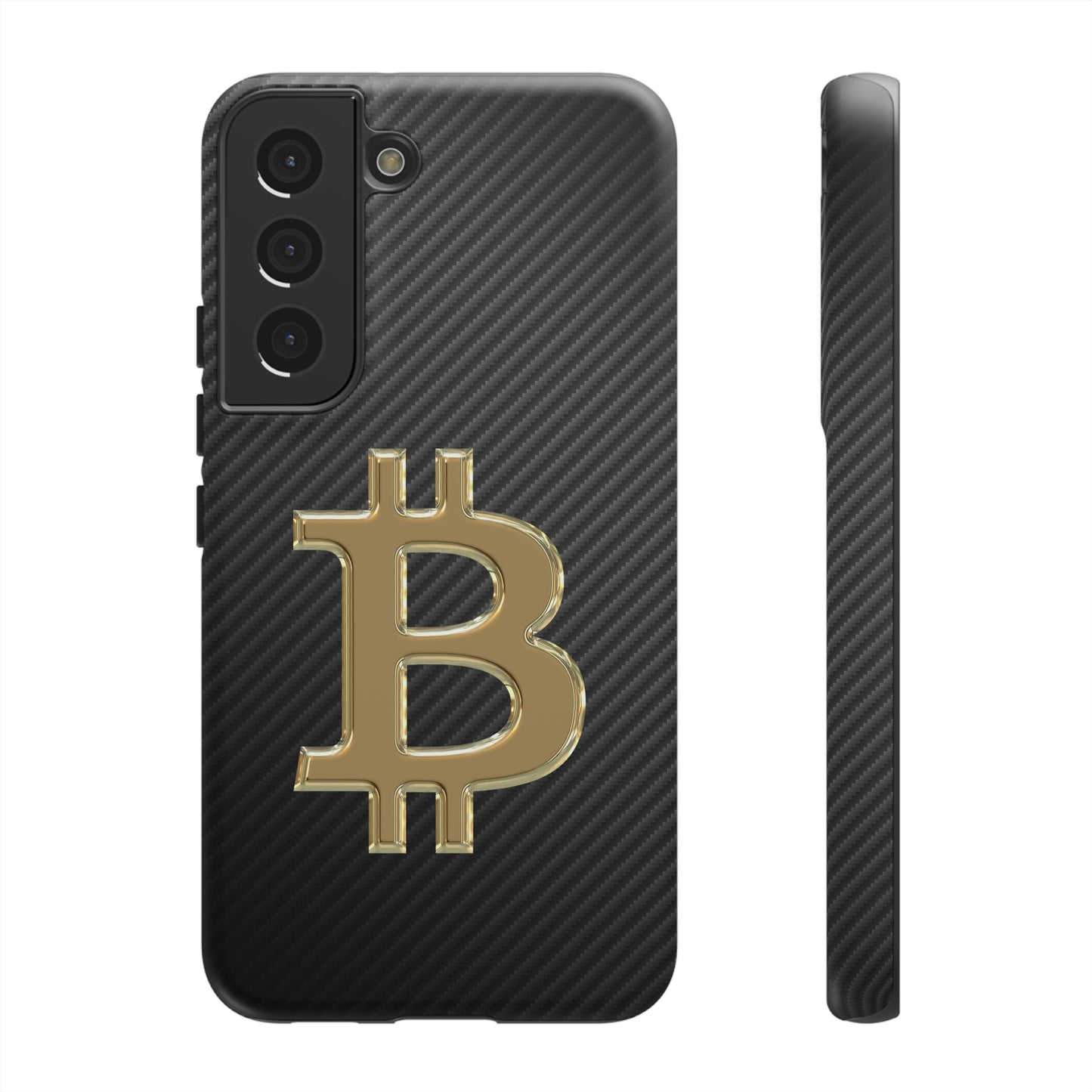 Bitcoin Carbon Fiber Gold Case In N Out Crypto