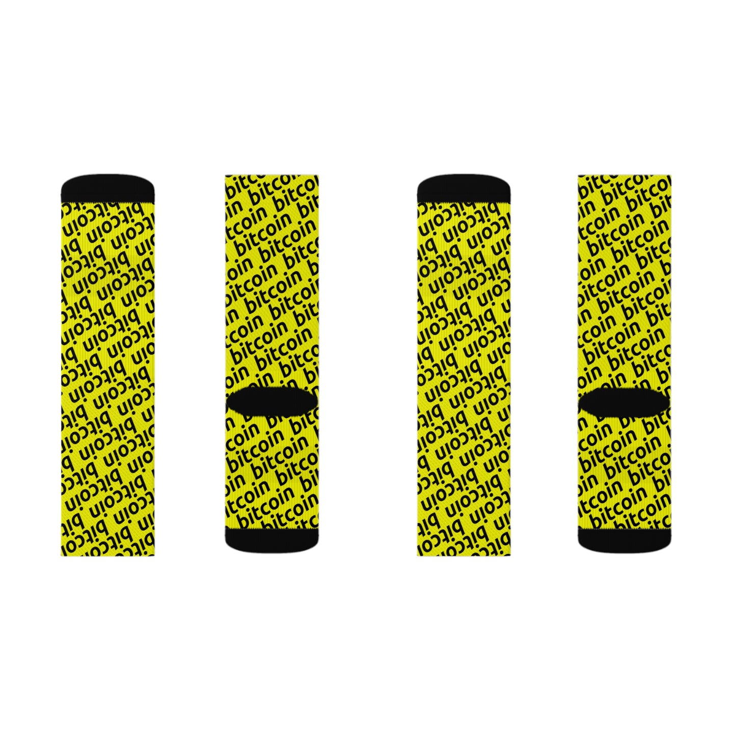 Bitcoin Lemon Socks