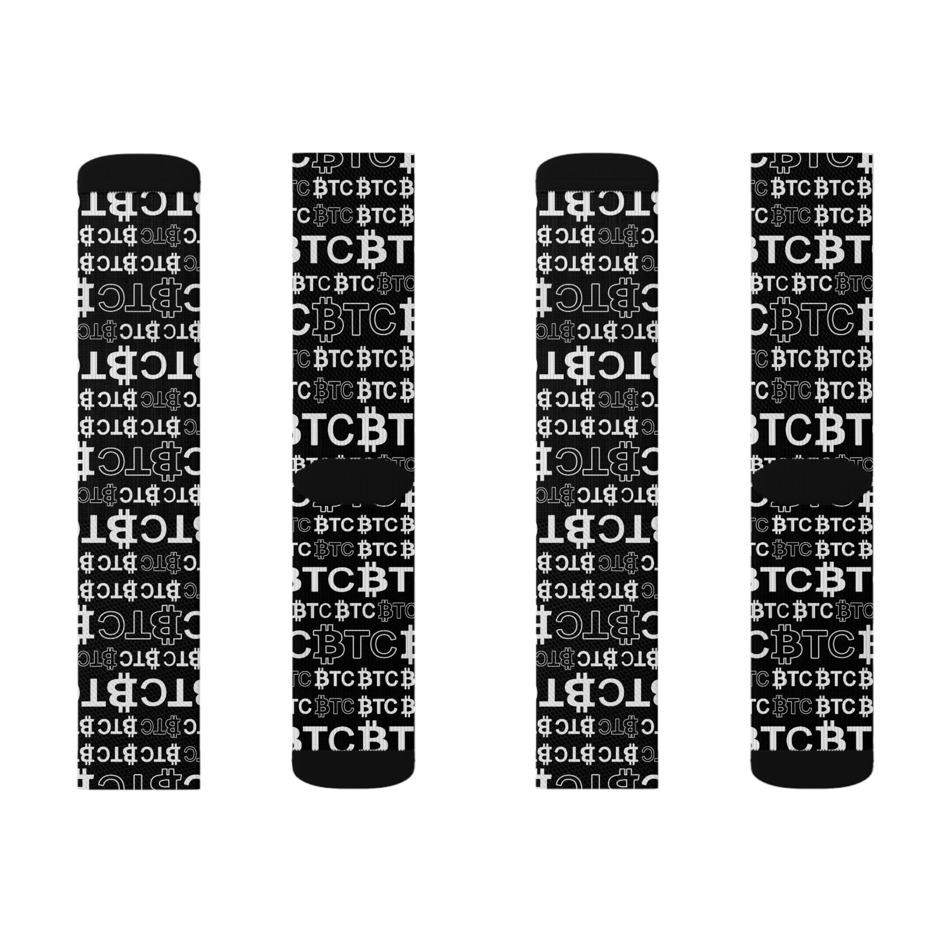 Bitcoin Dubai Socks Printify