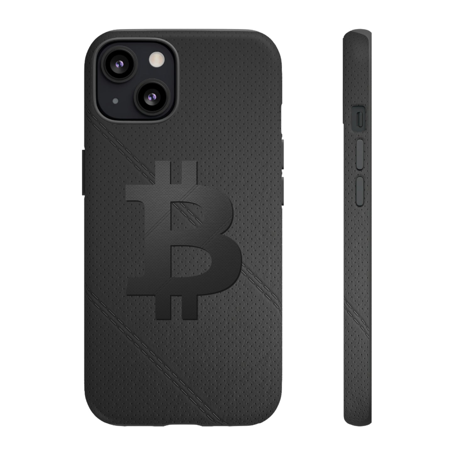 Bitcoin Leather Phone Case In N Out Crypto