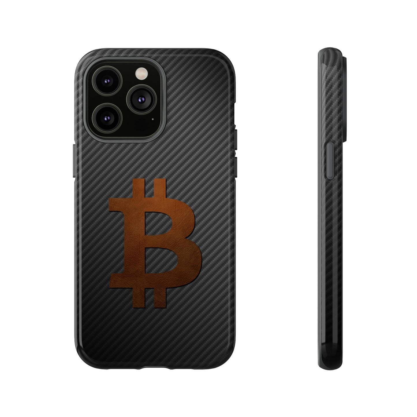 Bitcoin Fiber Brown Leather Case In N Out Crypto