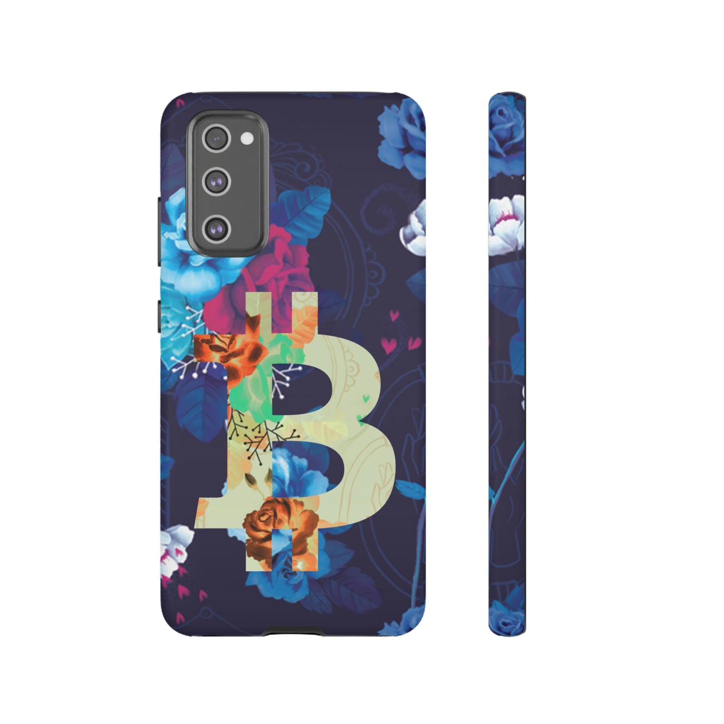 Bitcoin Flowers Art Case In N Out Crypto