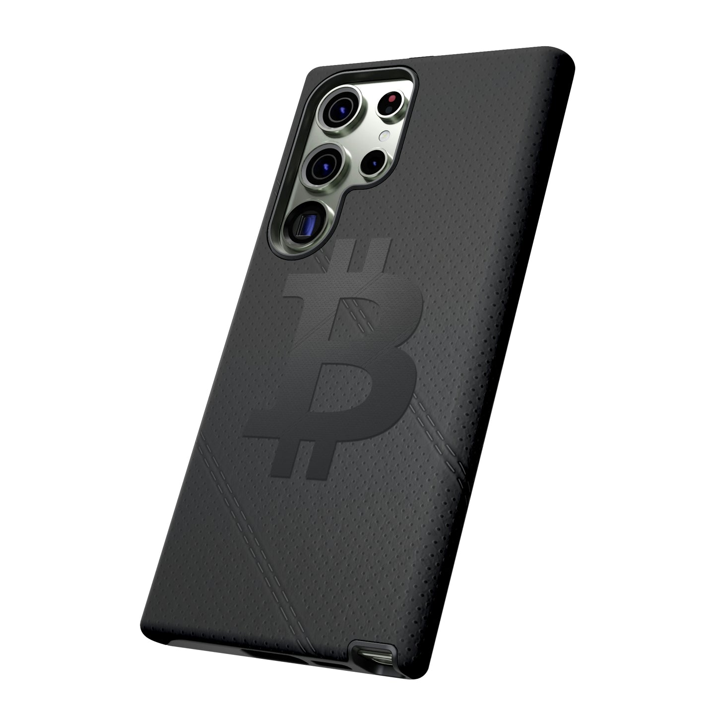 Bitcoin Leather Phone Case In N Out Crypto