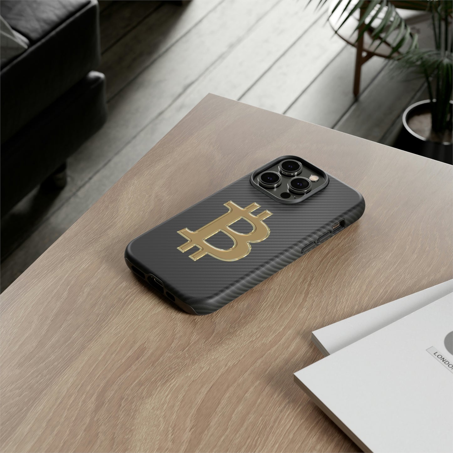 Bitcoin Carbon Fiber Gold Case In N Out Crypto