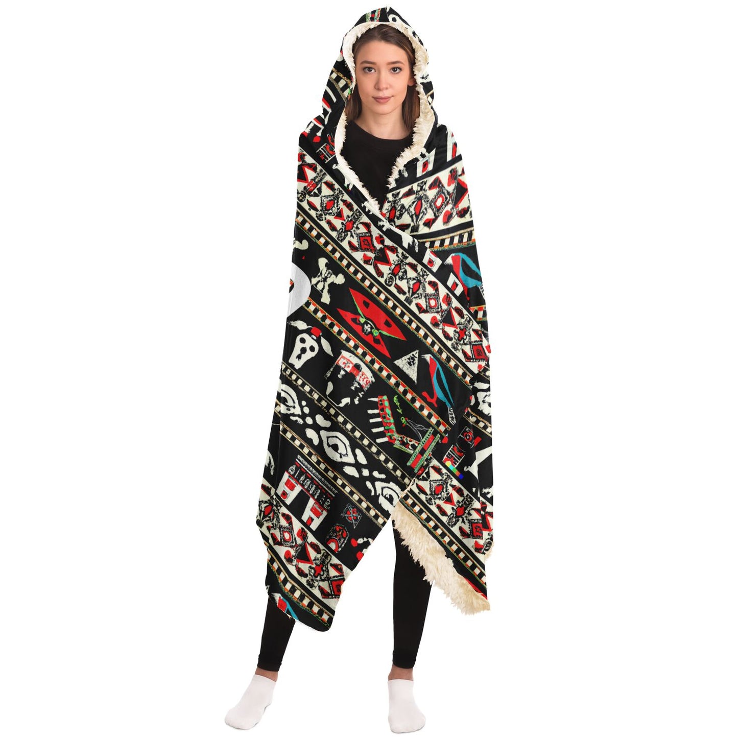 Bitcoin Petroart Hooded Blanket