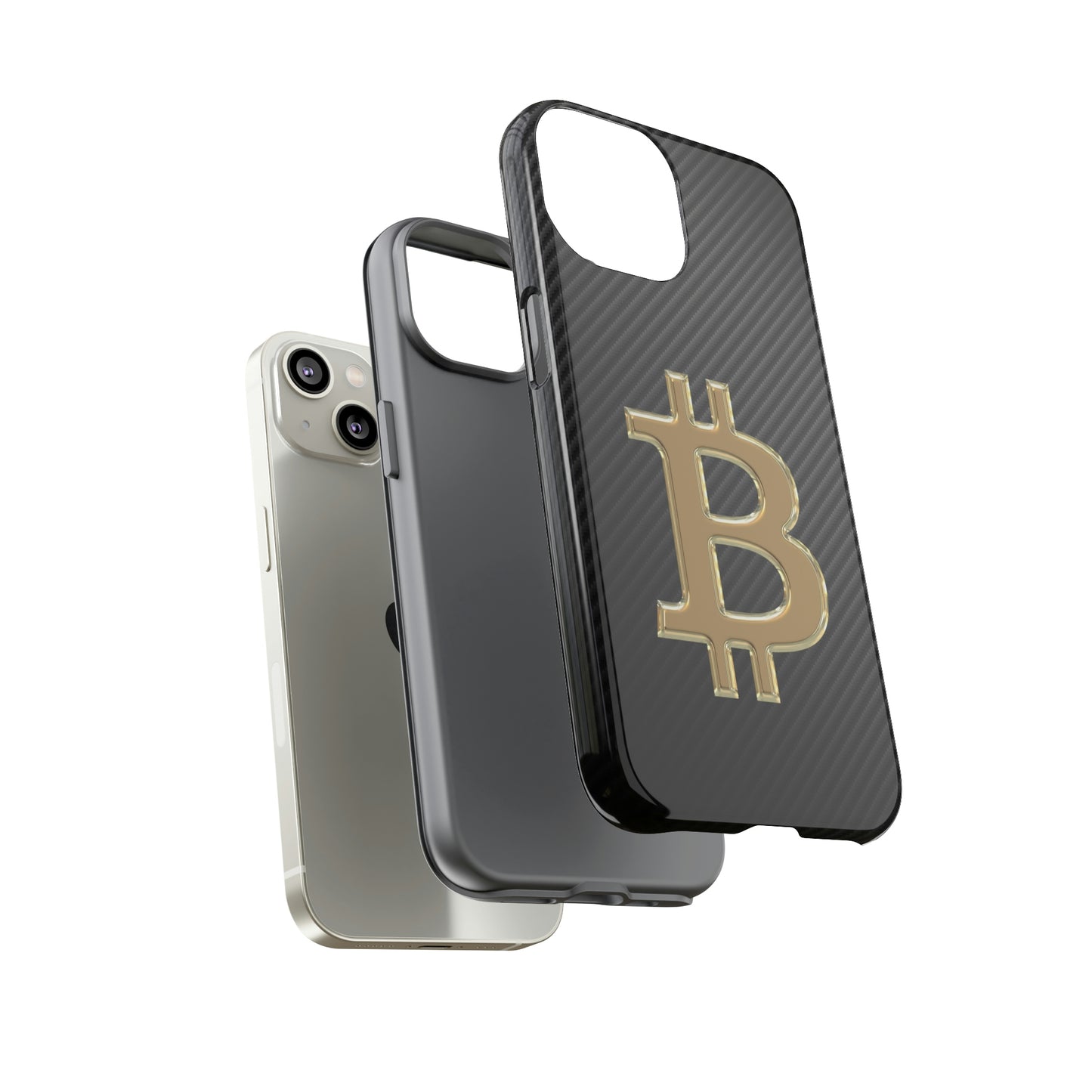 Bitcoin Carbon Fiber Gold Case In N Out Crypto
