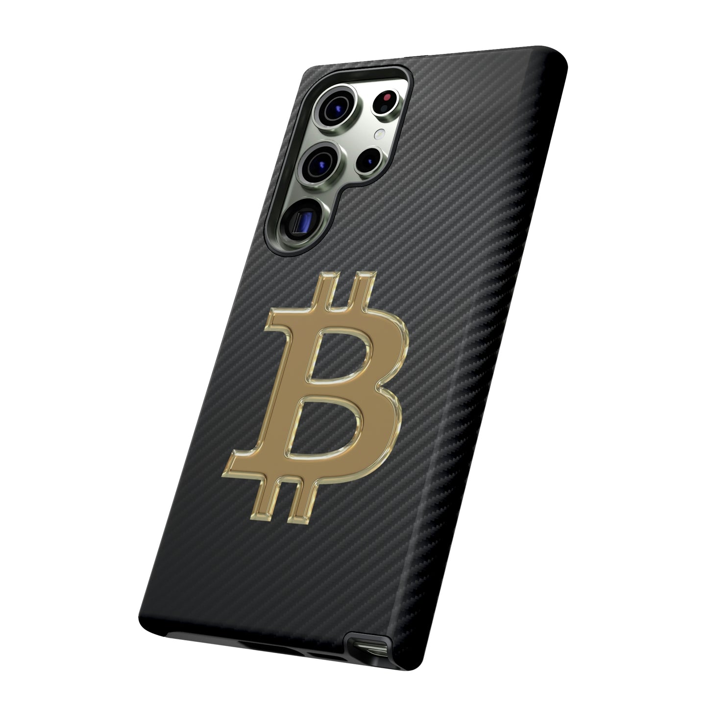 Bitcoin Carbon Fiber Gold Case In N Out Crypto