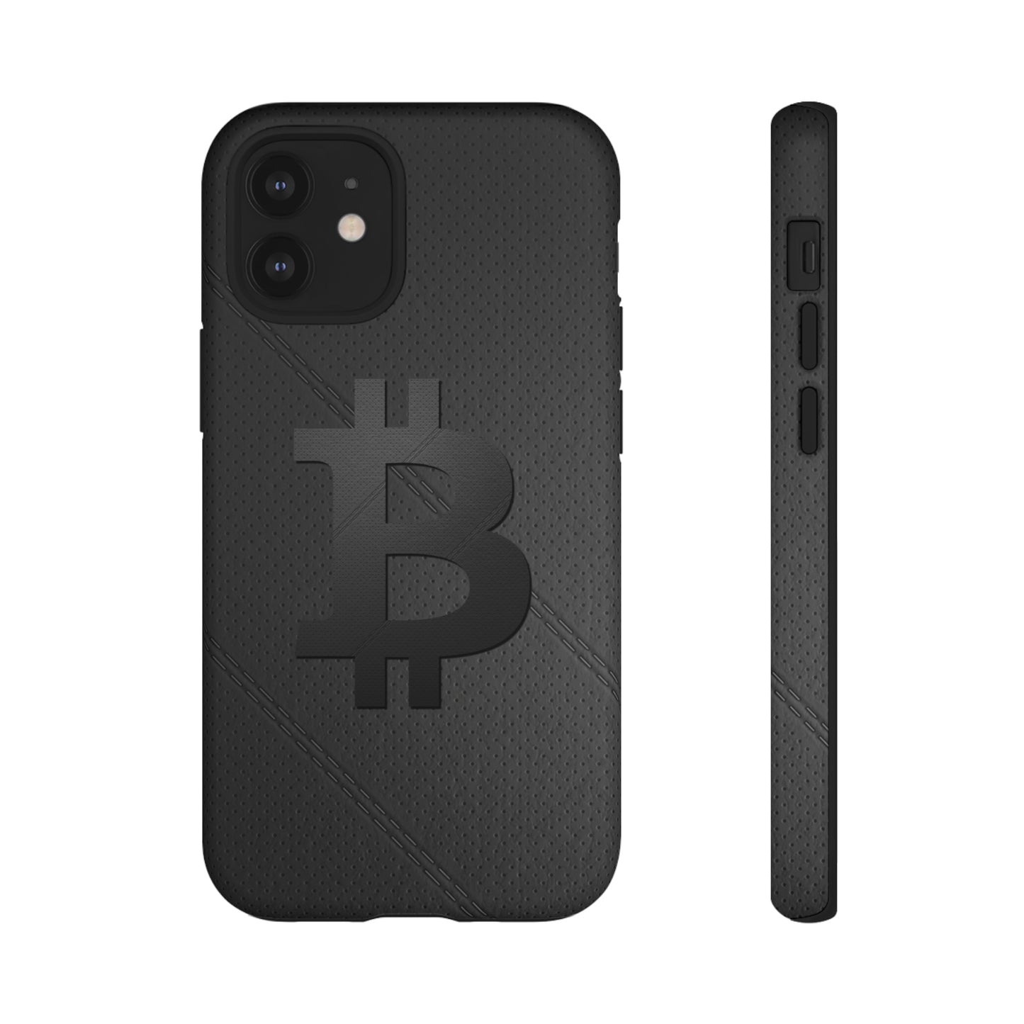 Bitcoin Leather Phone Case In N Out Crypto