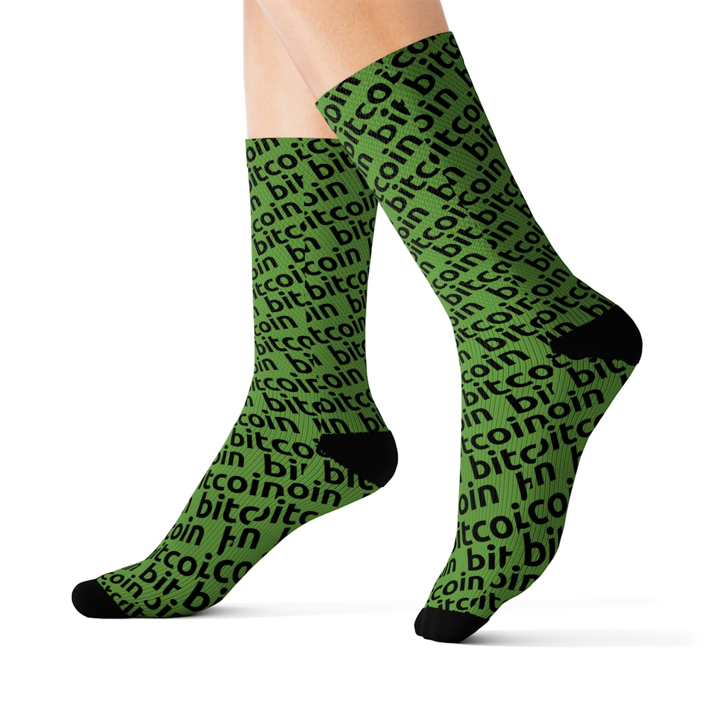Bitcoin Green Socks