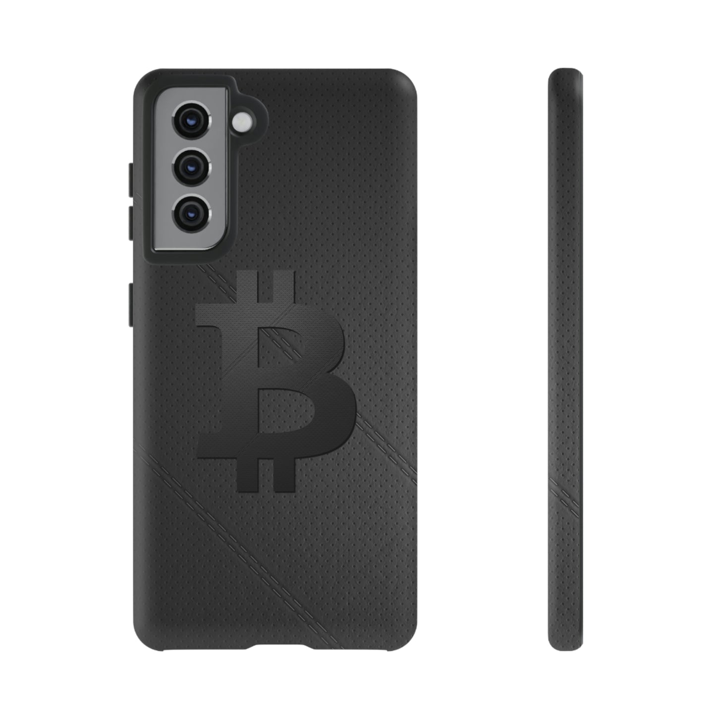 Bitcoin Leather Phone Case In N Out Crypto