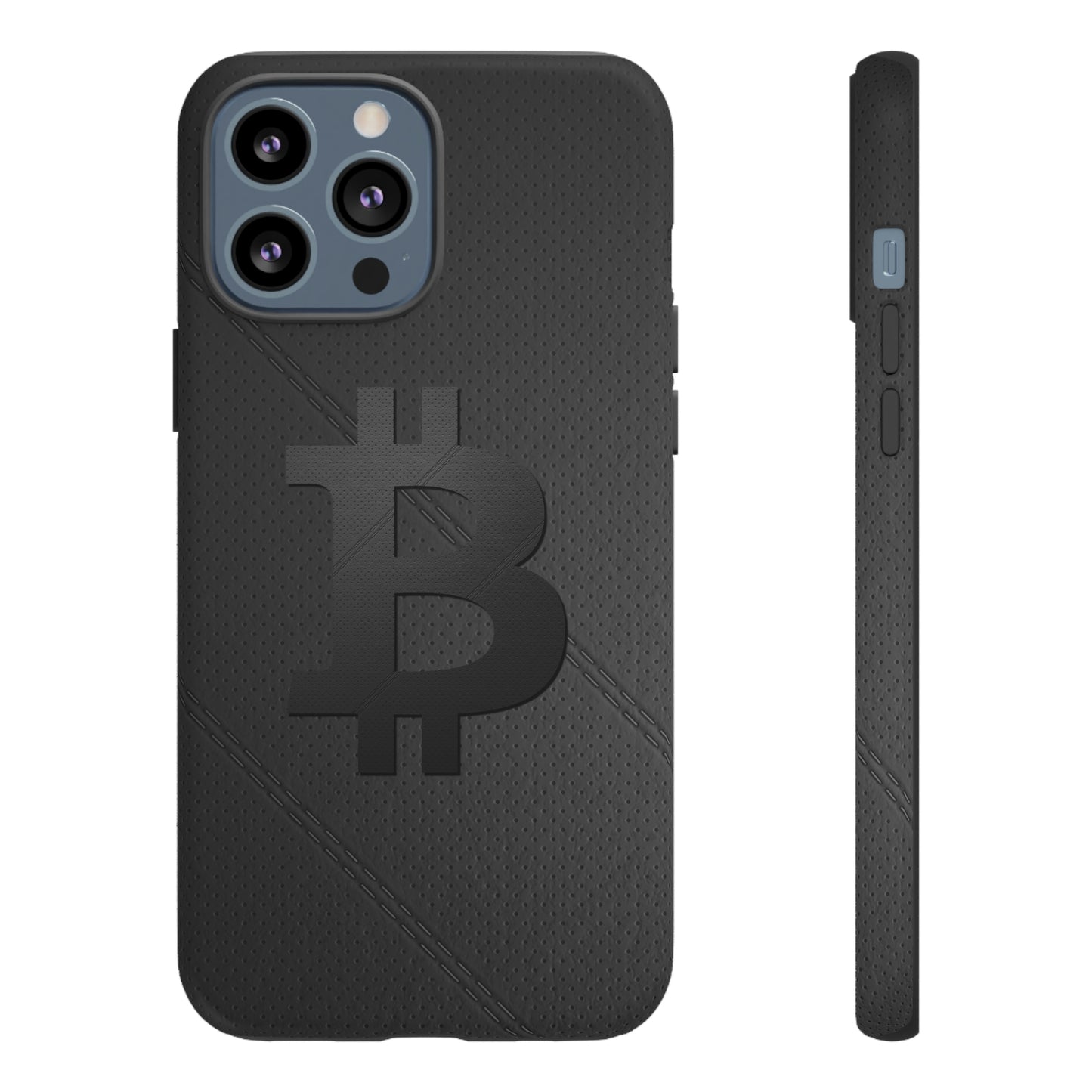 Bitcoin Leather Phone Case In N Out Crypto