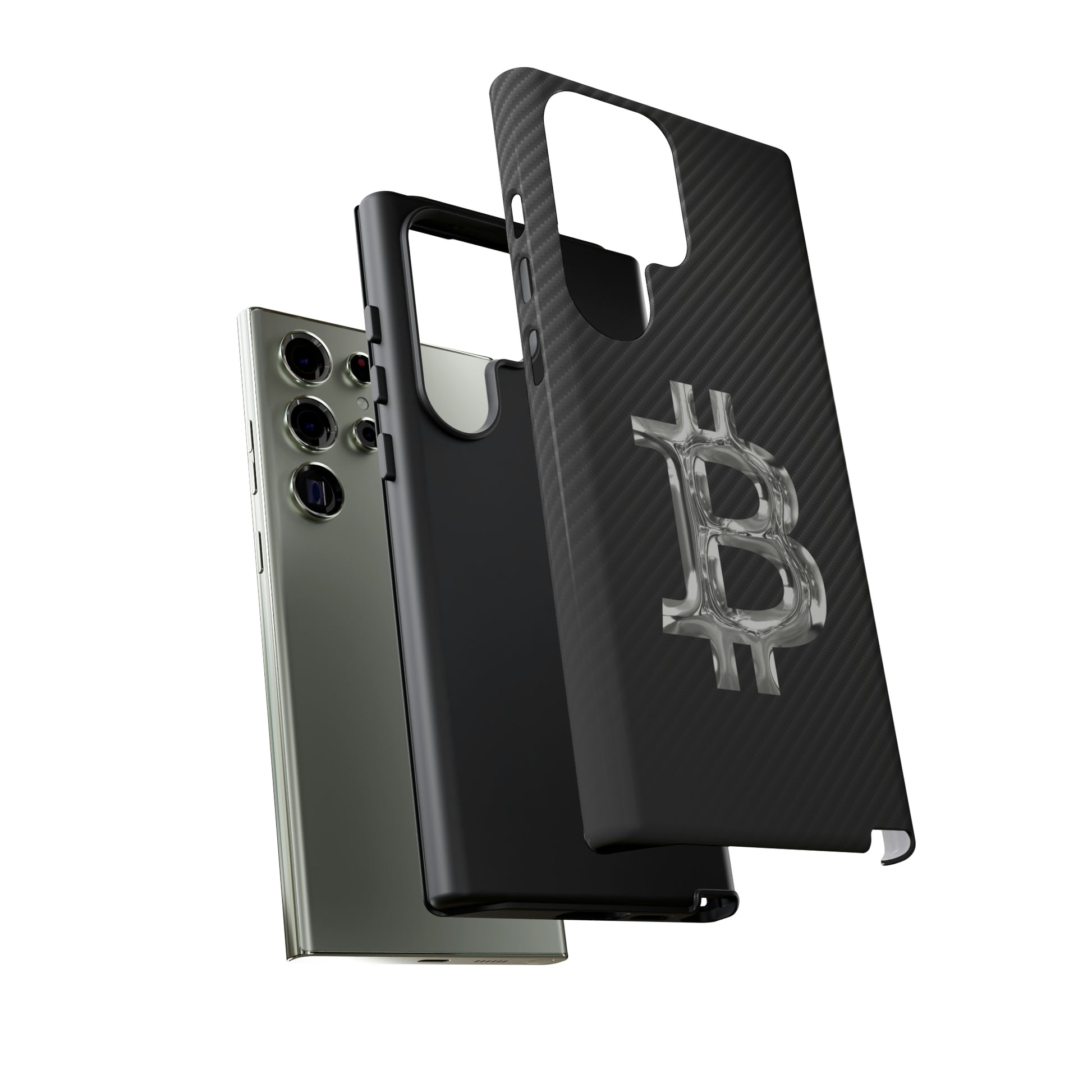Bitcoin Carbon Fiber Tough Case In N Out Crypto