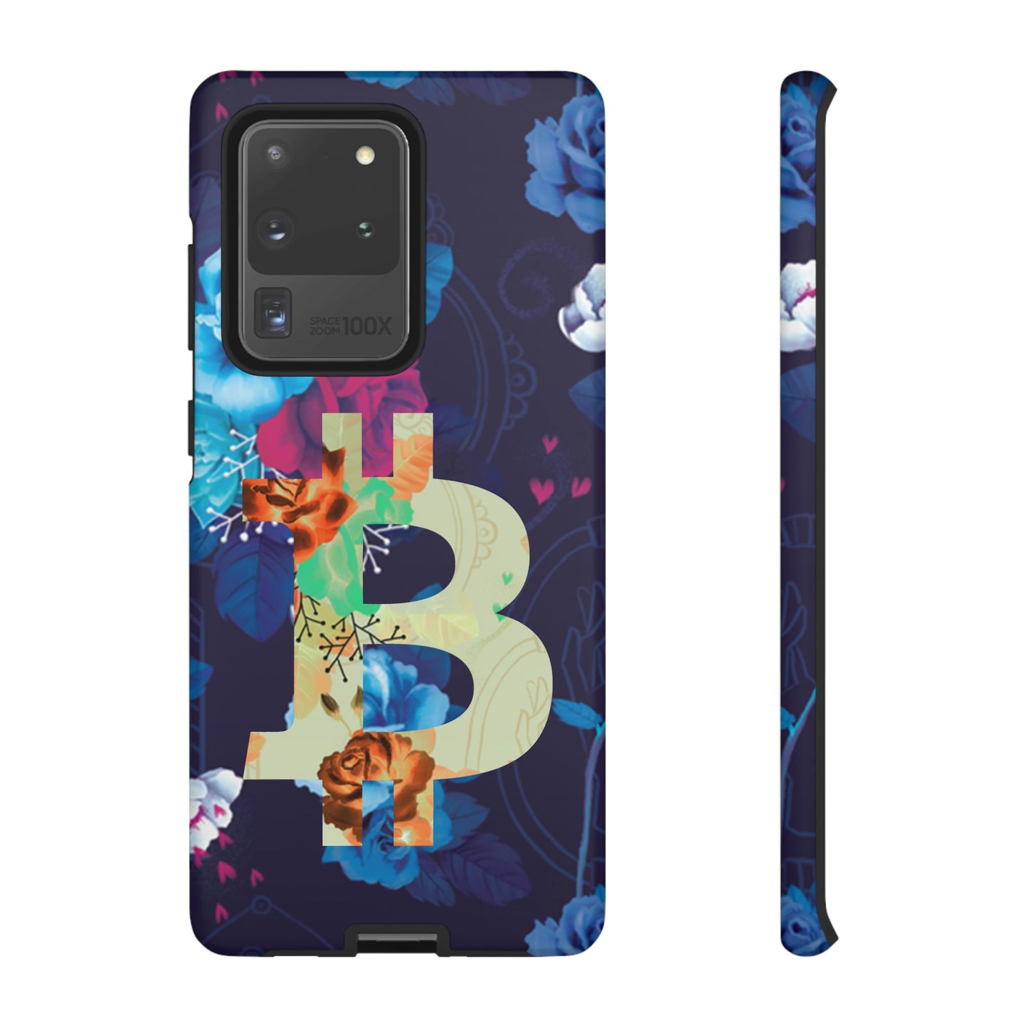 Bitcoin Flowers Art Case In N Out Crypto