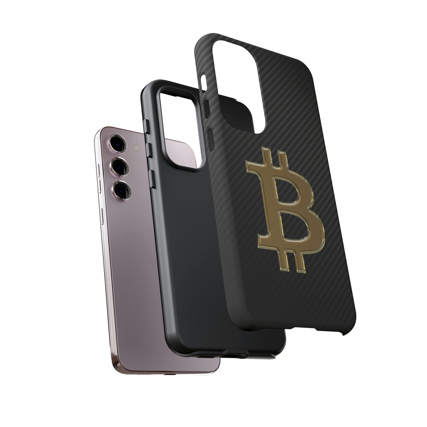 Bitcoin Carbon Fiber Gold Case In N Out Crypto