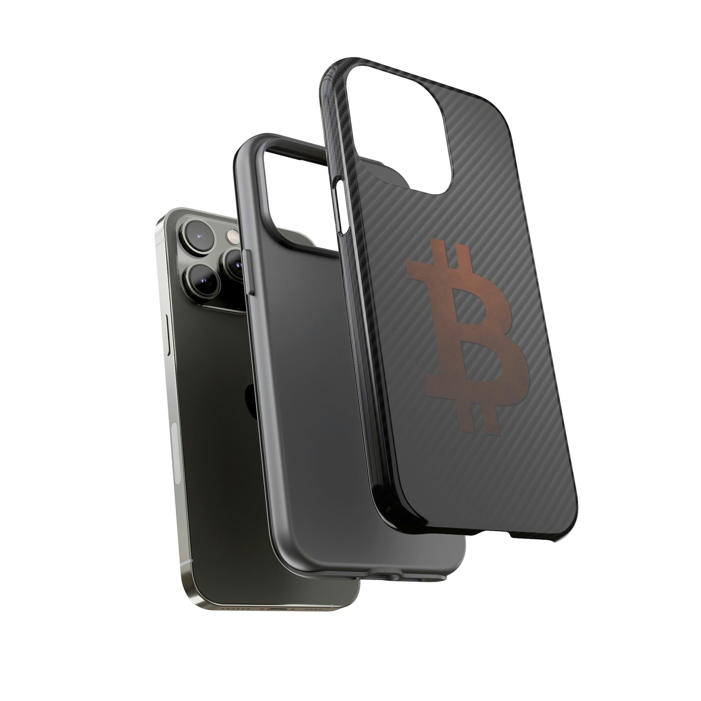 Bitcoin Fiber Brown Leather Case In N Out Crypto