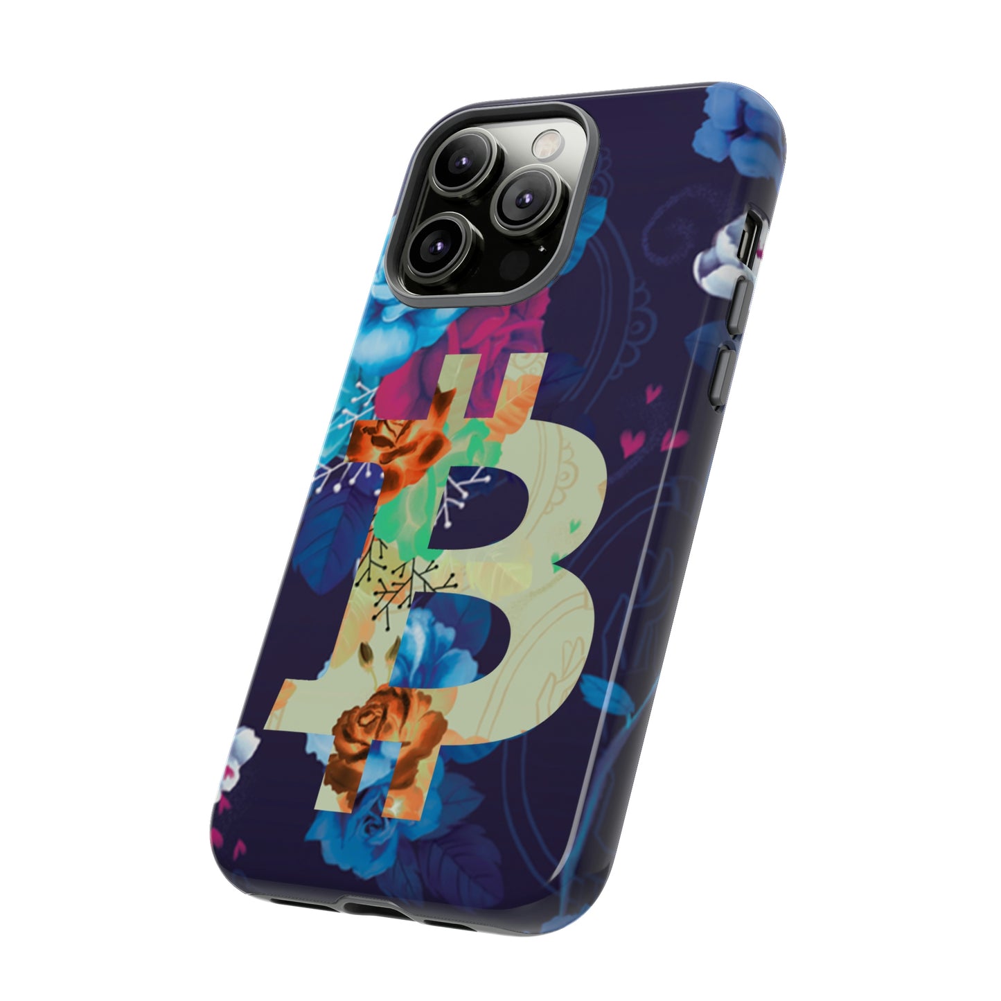 Bitcoin Flowers Art Case In N Out Crypto