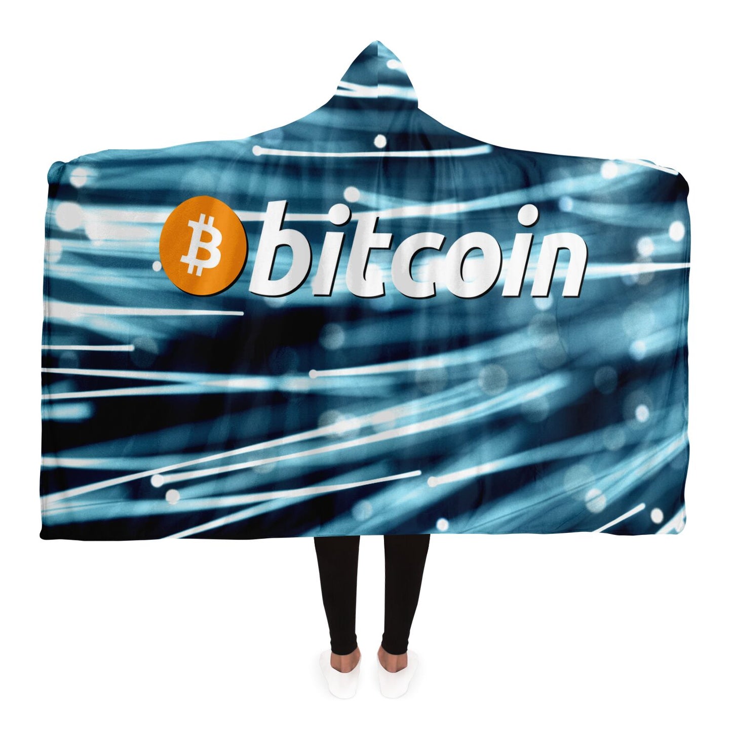 Bitcoin Optics Hooded Blanket In N Out Crypto