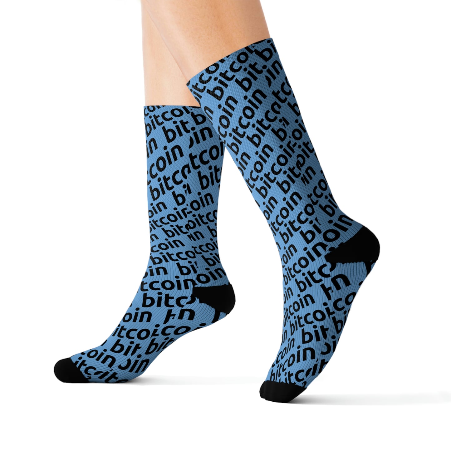 Bitcoin Blu Socks