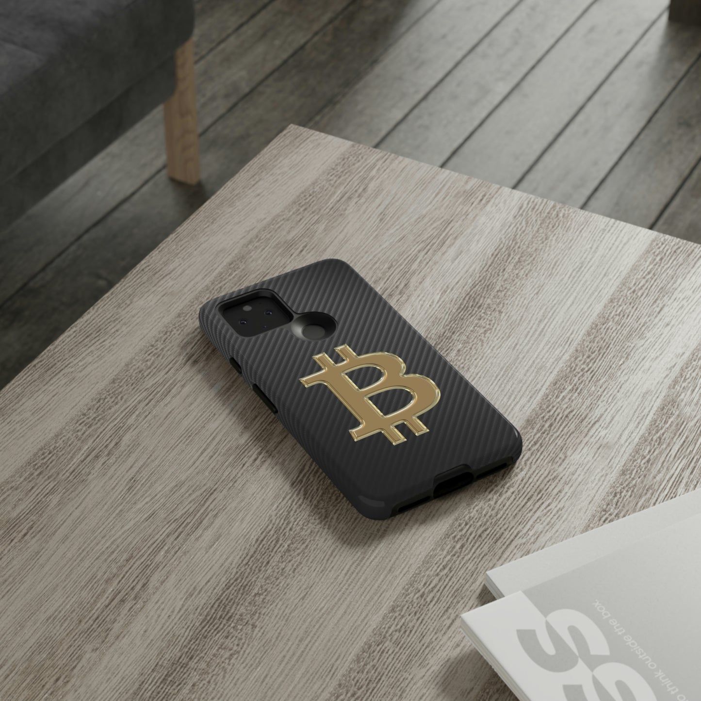 Bitcoin Carbon Fiber Gold Case In N Out Crypto
