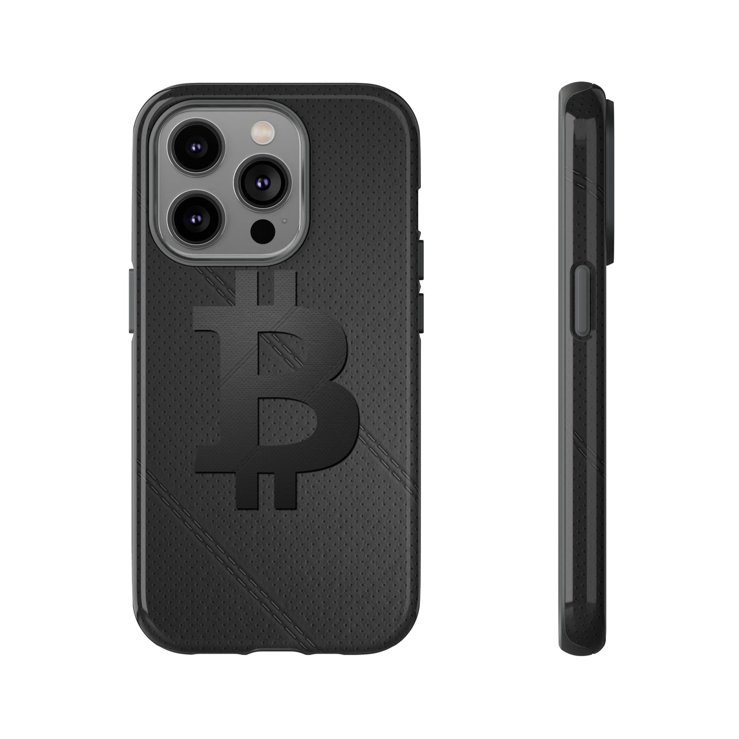 Bitcoin Leather Phone Case In N Out Crypto