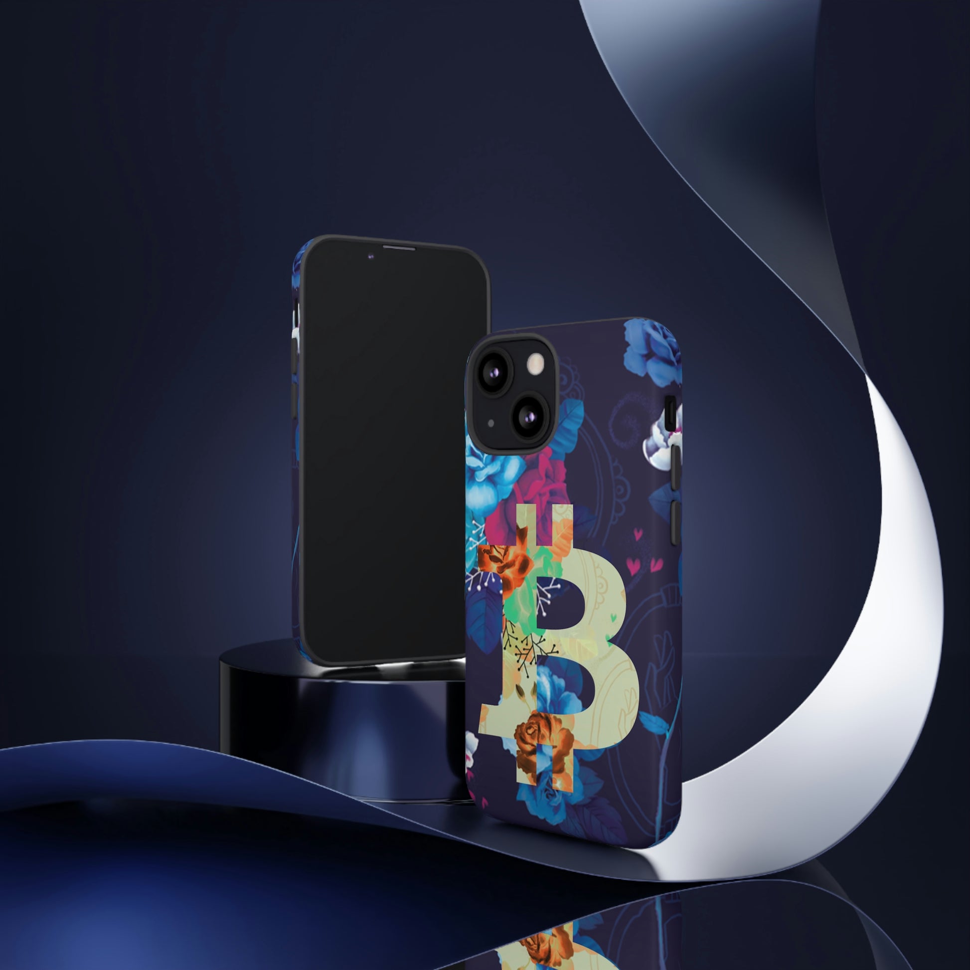 Bitcoin Flowers Art Case In N Out Crypto