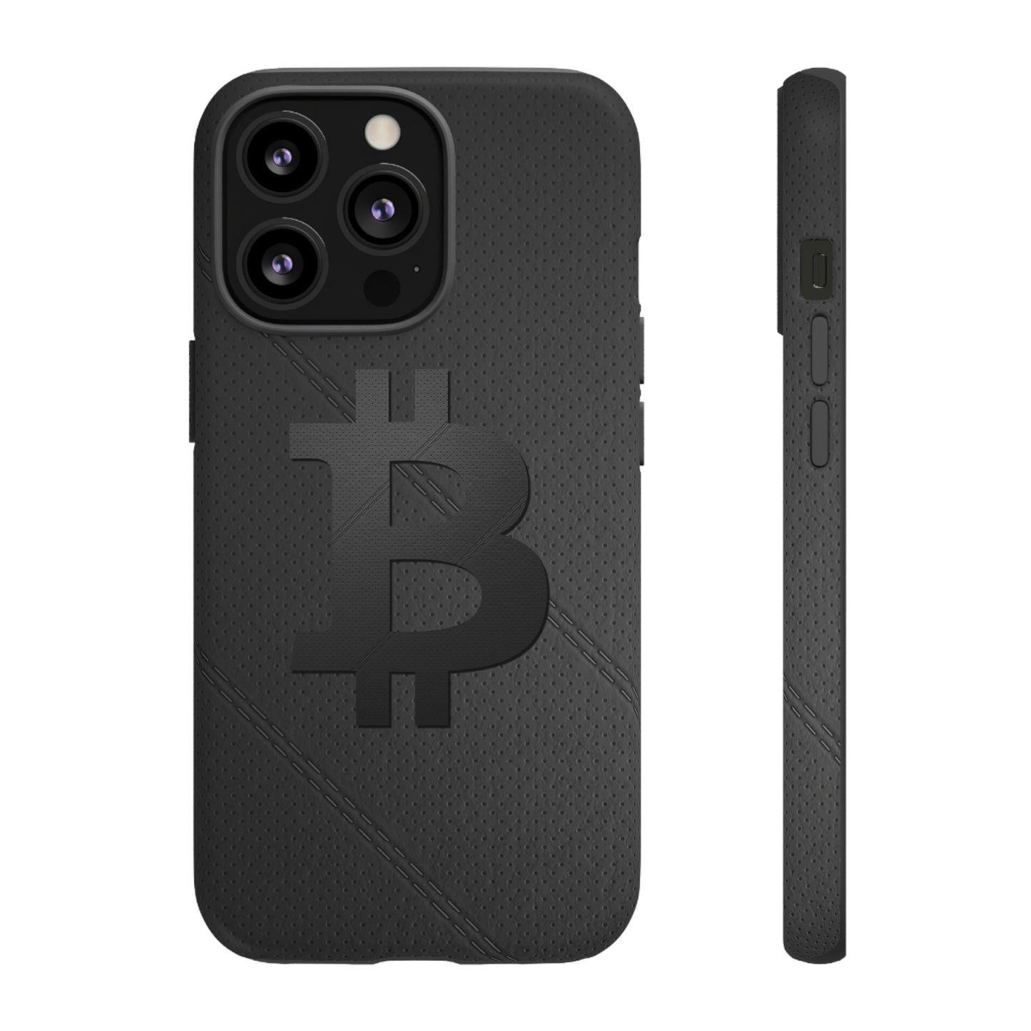 Bitcoin Leather Phone Case In N Out Crypto