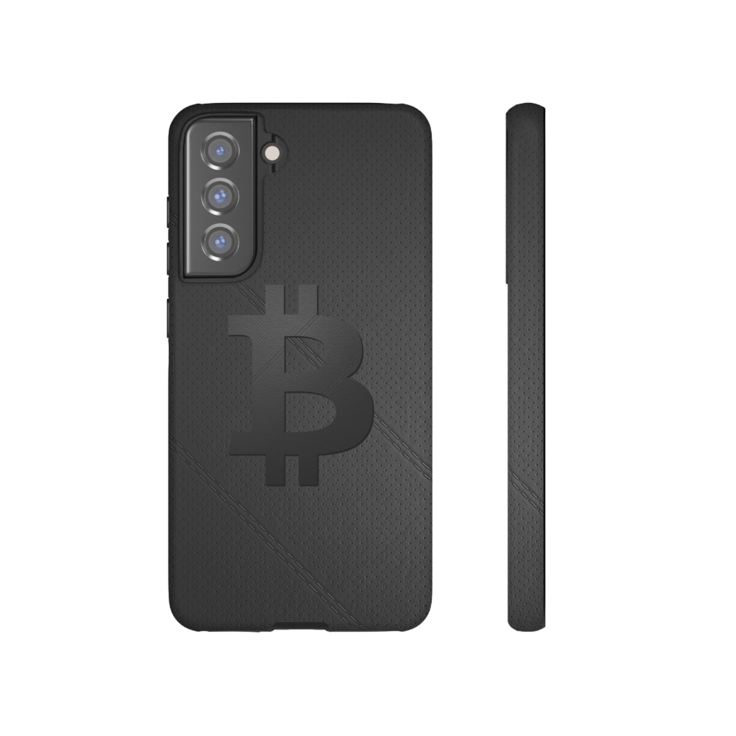 Bitcoin Leather Phone Case In N Out Crypto