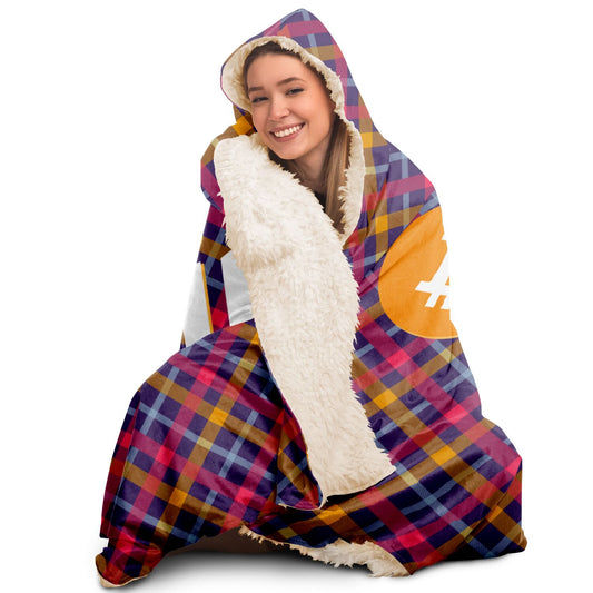Bitcoin Kite Hooded Blanket In N Out Crypto