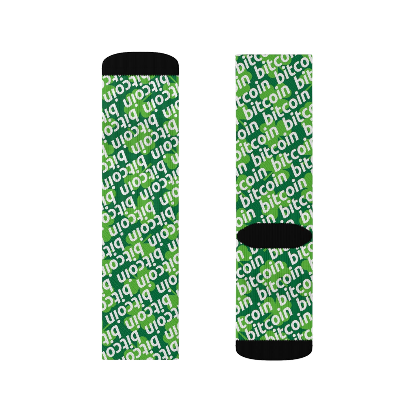 Bitcoin St. Patrick's Day Socks Printify