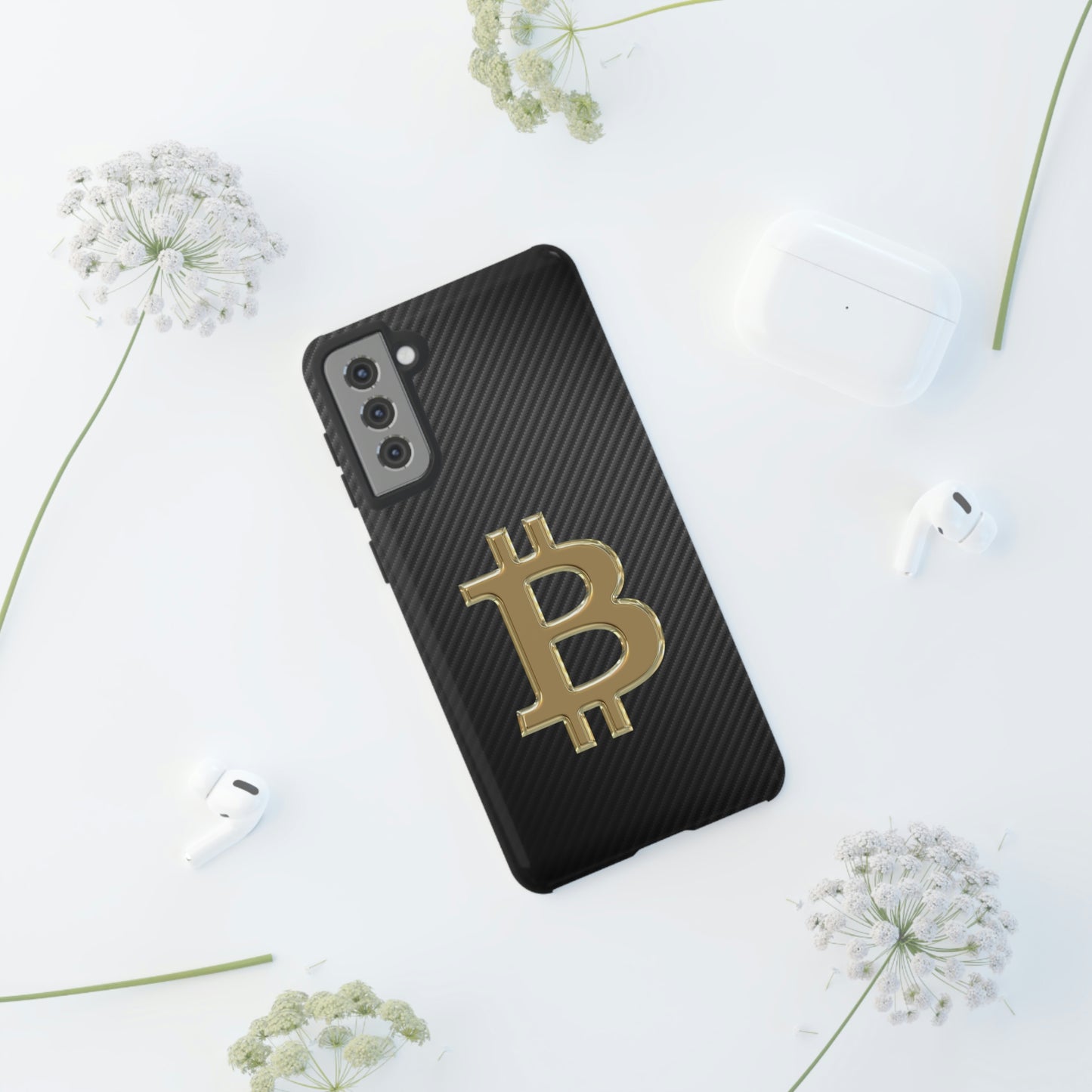 Bitcoin Carbon Fiber Gold Case In N Out Crypto