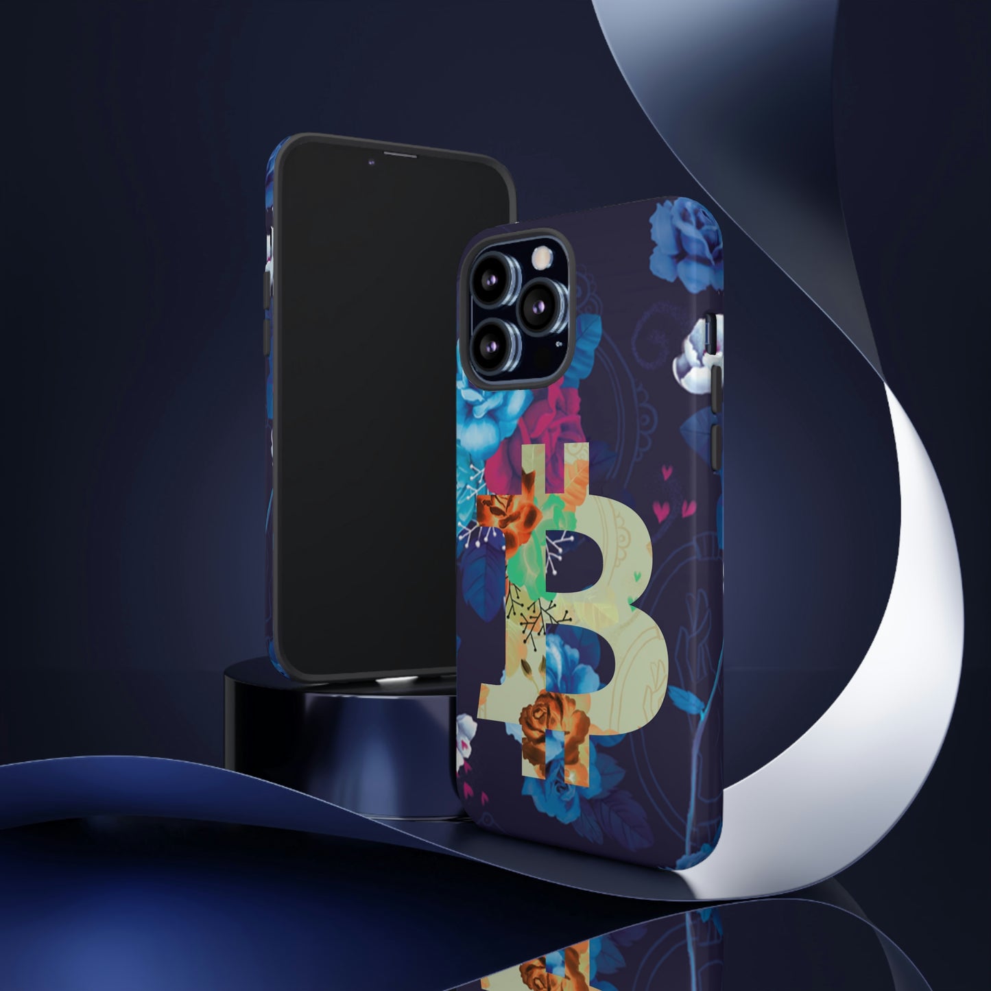 Bitcoin Flowers Art Case In N Out Crypto