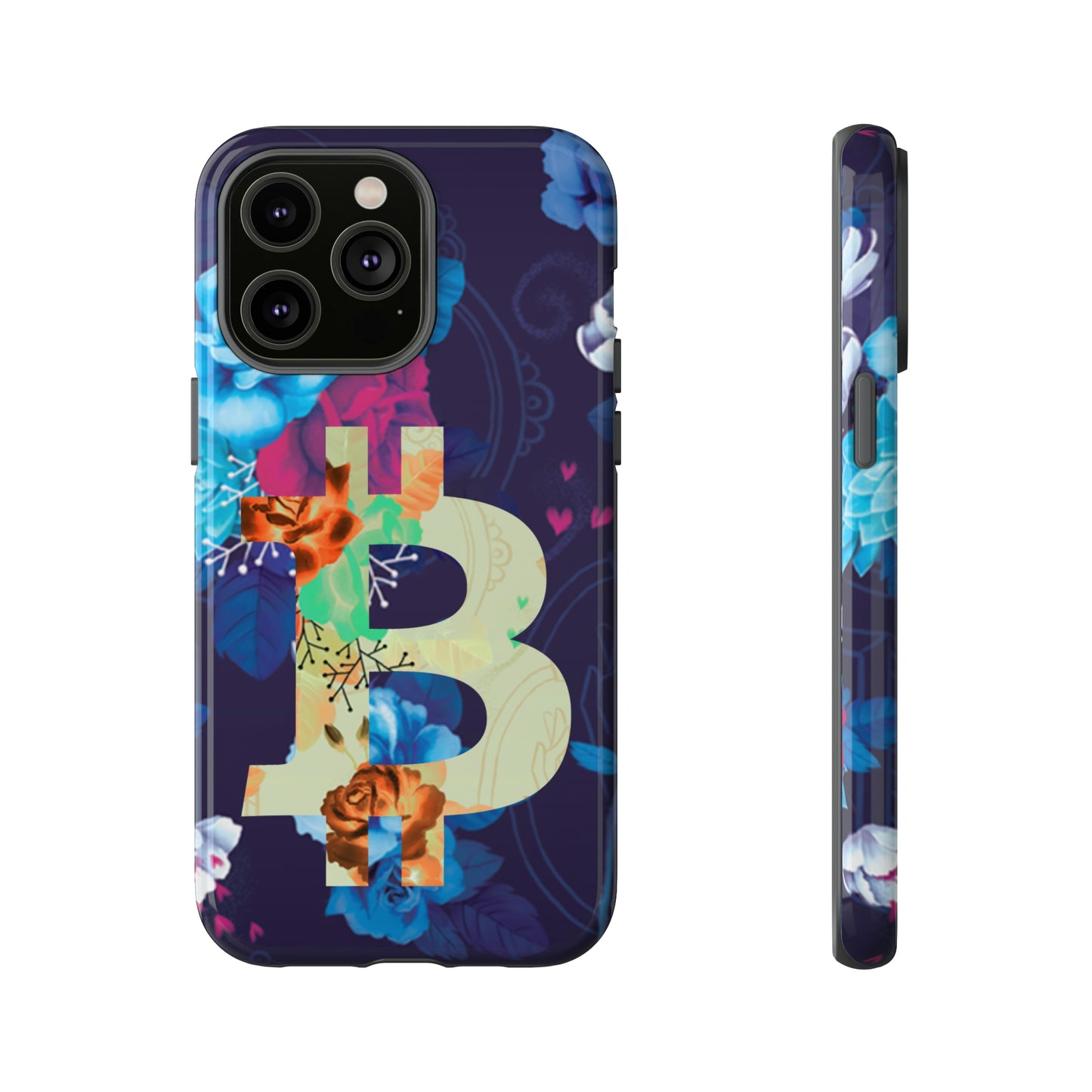 Bitcoin Flowers Art Case In N Out Crypto