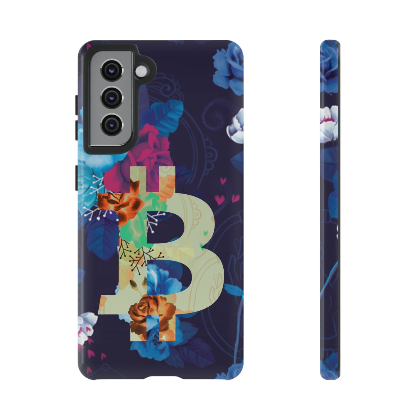 Bitcoin Flowers Art Case In N Out Crypto