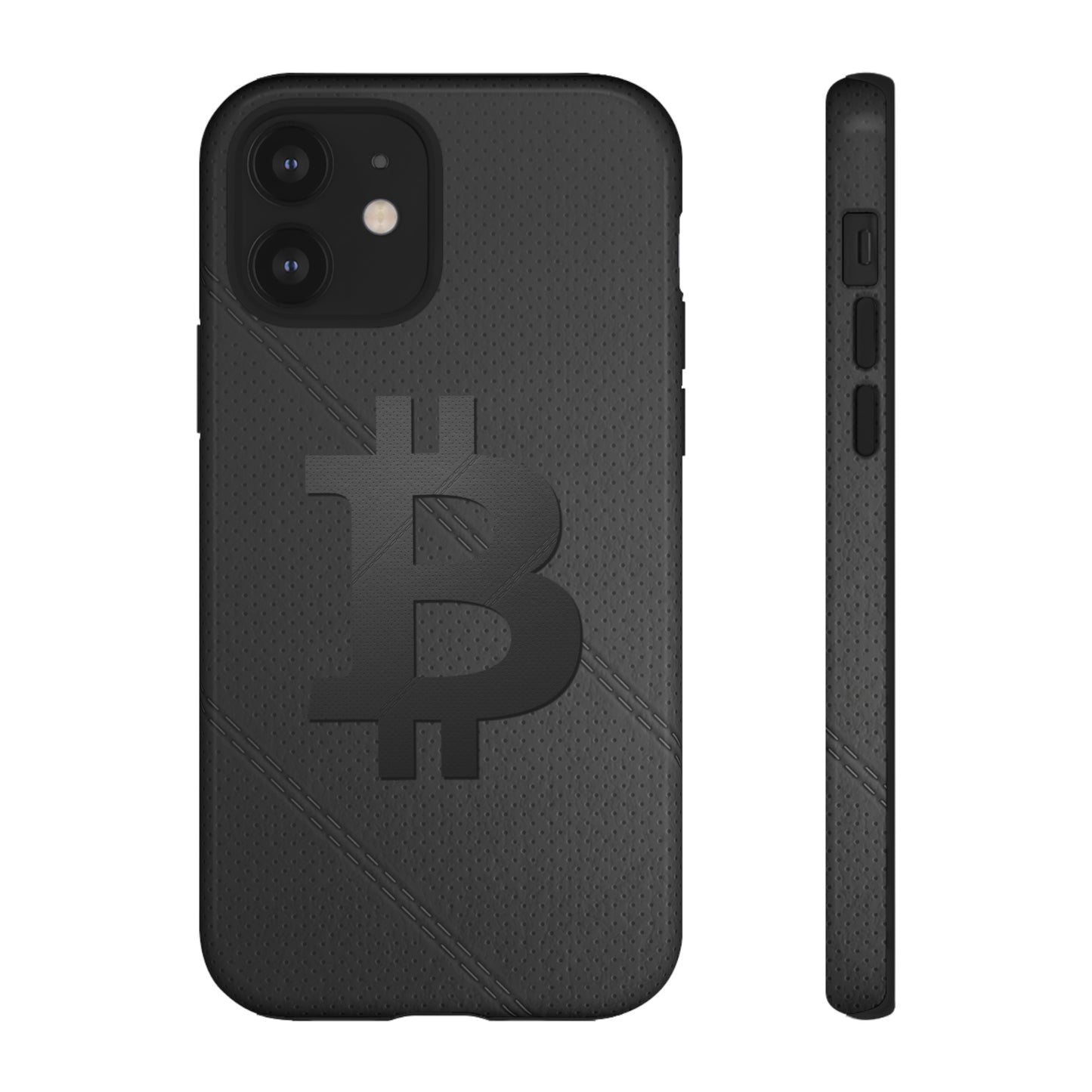 Bitcoin Leather Phone Case In N Out Crypto