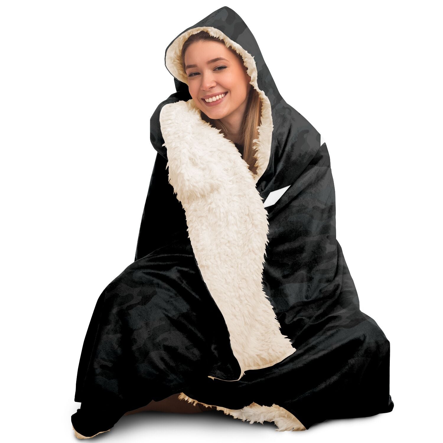 Xrp Army Dark Camo Hooded Blanket Subliminator