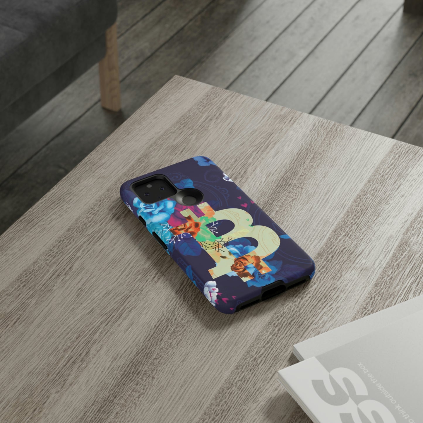 Bitcoin Flowers Art Case In N Out Crypto
